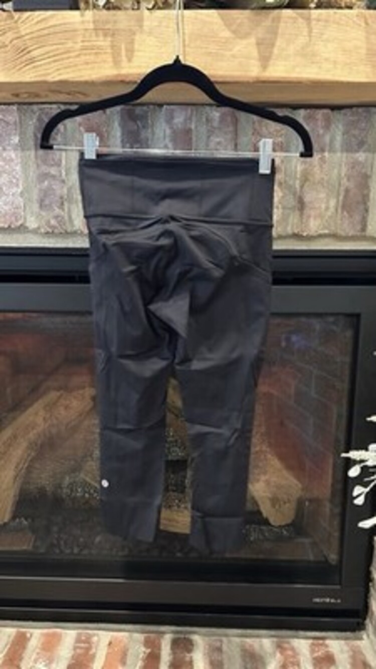 Lululemon Fast and Free High Rise Crop Black Size 4